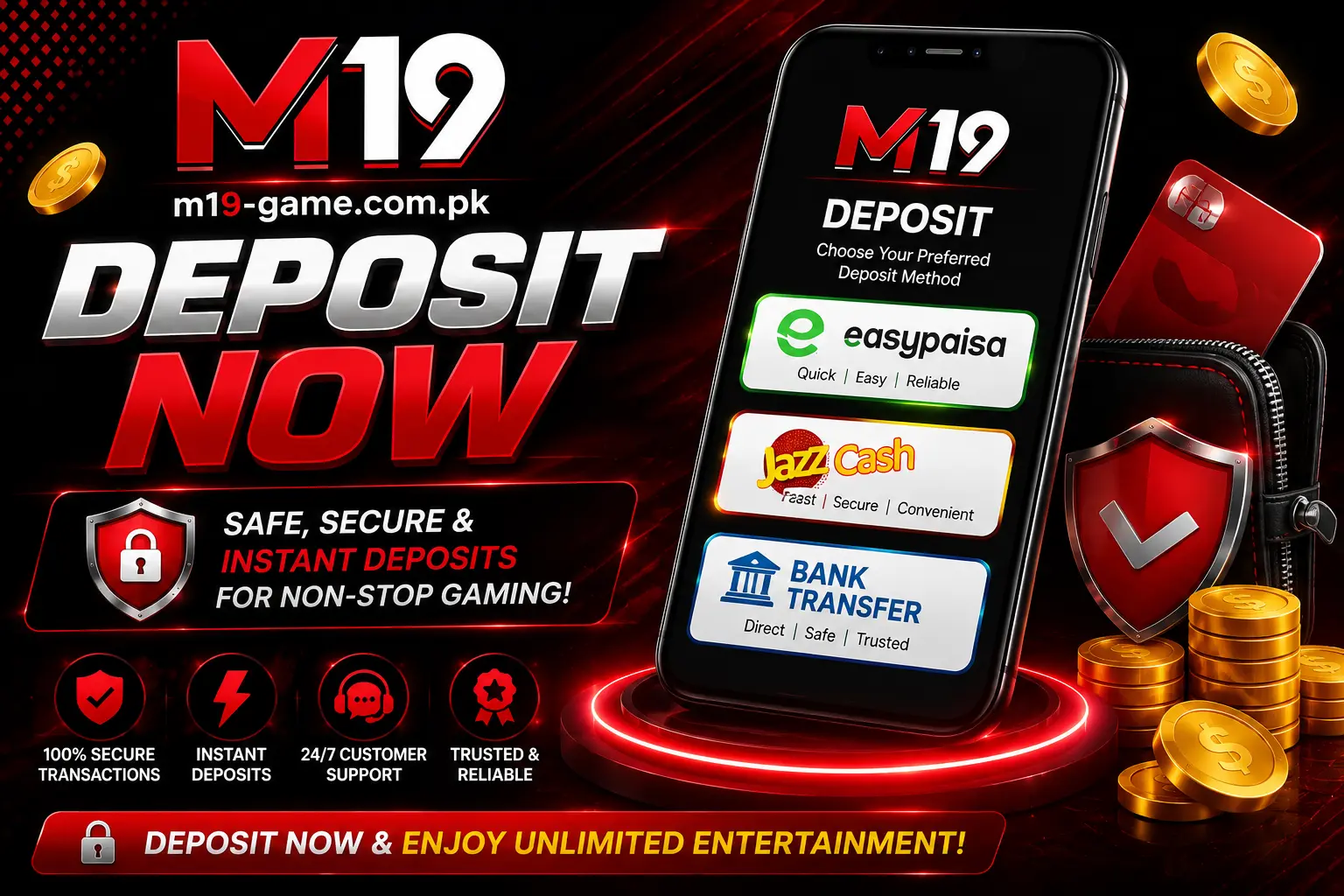 M19 Game Deposit